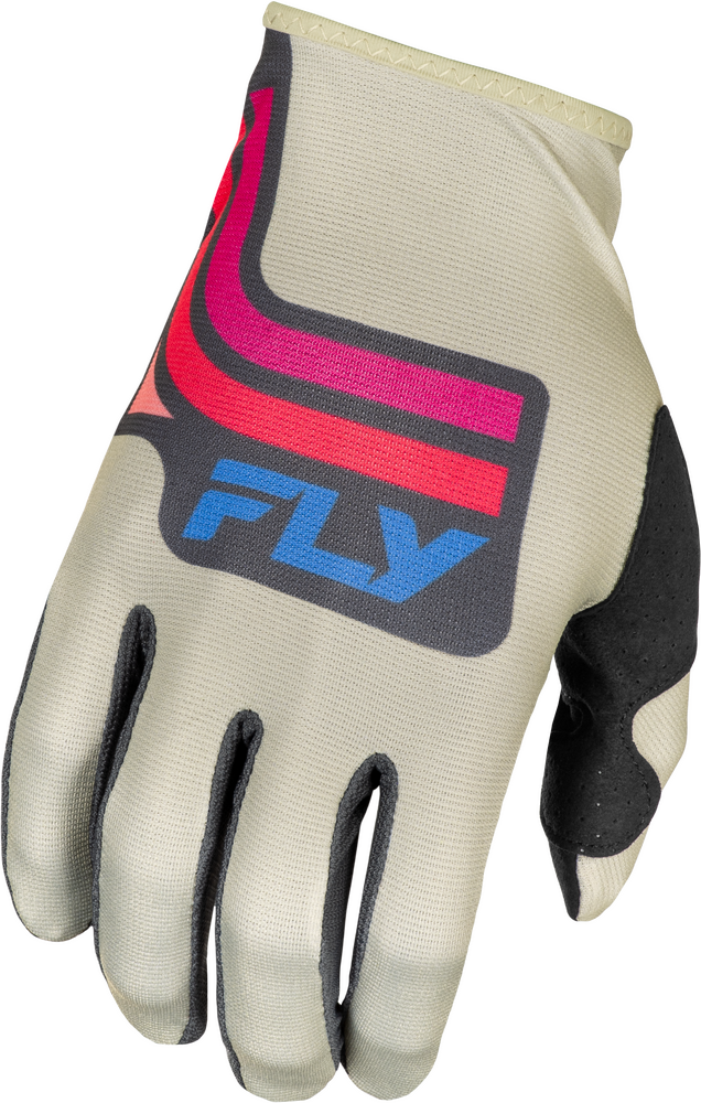 Fly Racing 378-7143X 378-7143X LITE VICE GLOVES LIGHT GREY/PINK/CORAL 3X