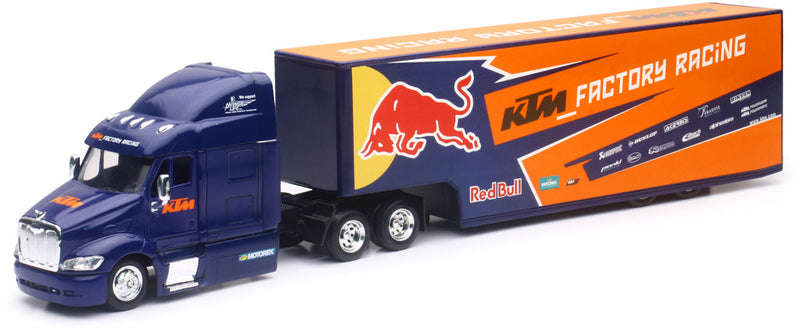 New Ray Toys 959-0105 15973 REPLICA 1:43 SEMI TRUCK 17 RED BULL KTM RACE TRUCK