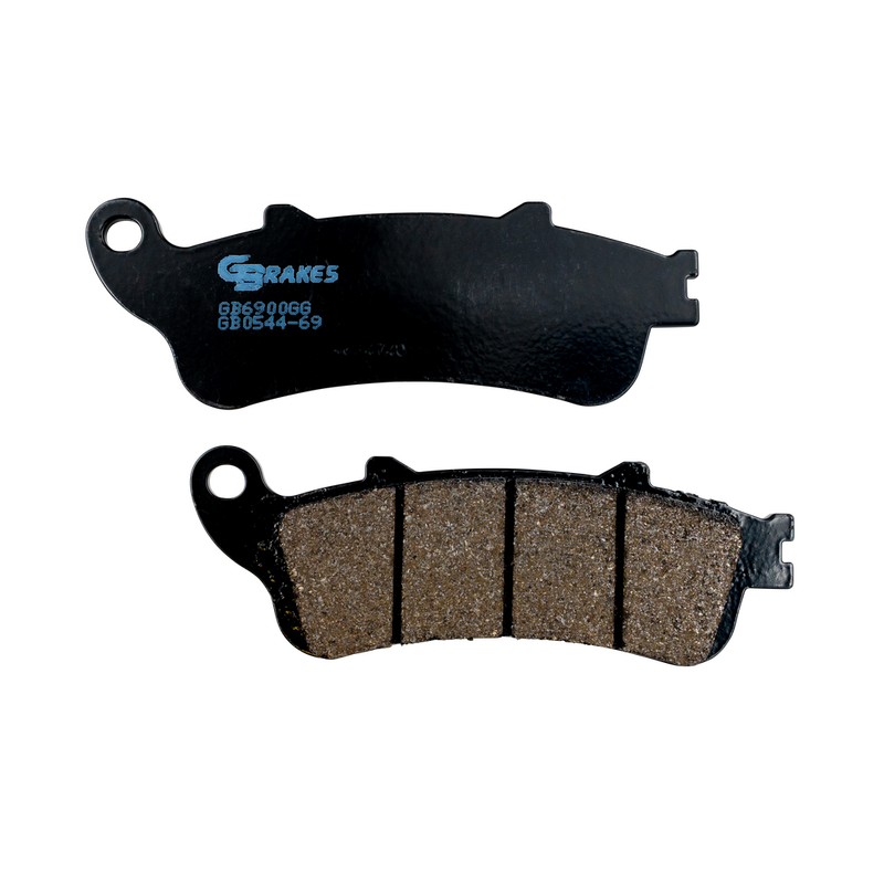 Gbrakes Brake Pads Semi Metallic - GB0544-69 Honda Motorcycles 1997-2008