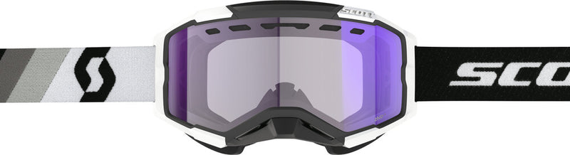 Scott Fury Snowcross LS Goggle Prem Black WHT Blue Chrome - 278604-7702307