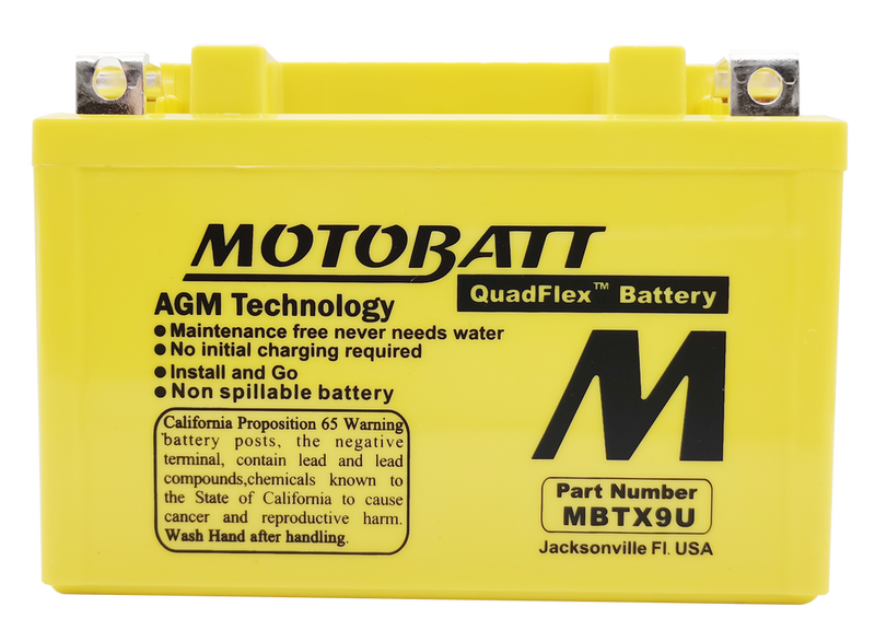 Motobatt 491-1006 MBTX9U BATTERY MBTX9U SEALED FACTORY ACTIVATED
