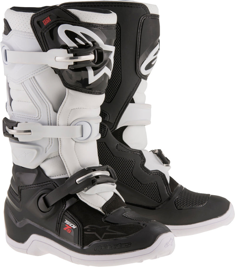 Alpinestars 482-25205 2015017-12-5 TECH 7S BOOTS BLACK/WHITE SZ 05