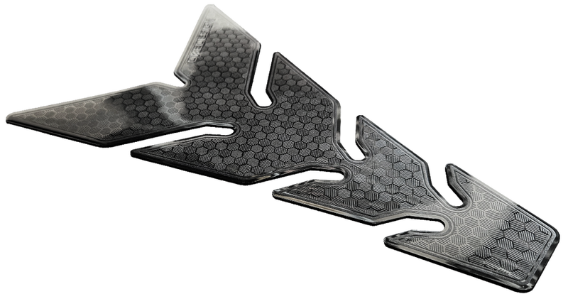 One Emblems 623-1165 XT2 ULTRA-THIN TANK PAD HEXAGONS BLACK