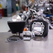 S&S Cycle 910-0691 86-21 Sportster Models 1250cc Conversion Kit - Wrinkle Black - Photo - Primary