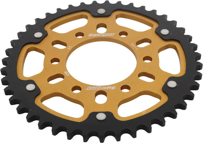 Supersprox 108-488643 RST-488-43-GLD REAR STEALTH SPROCKET ALU/STL 43T-530 GLD KAW