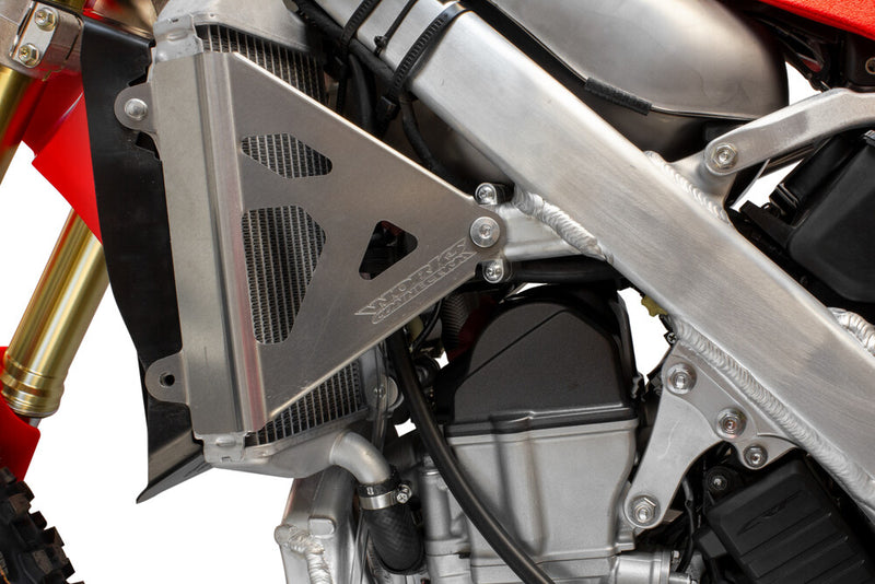Works Radiator Braces - 18-710 Honda CRF450R / CRF450RX / CRF250R / CRF250RX 2021-2025