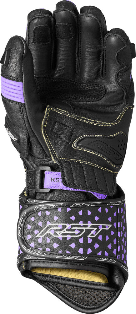 Rst 556-3495208 103495PNK-08 WOMENS TRACTECH EVO 4 CE GLOVE BLACK/FUSHIA/GREY LEATHER LG