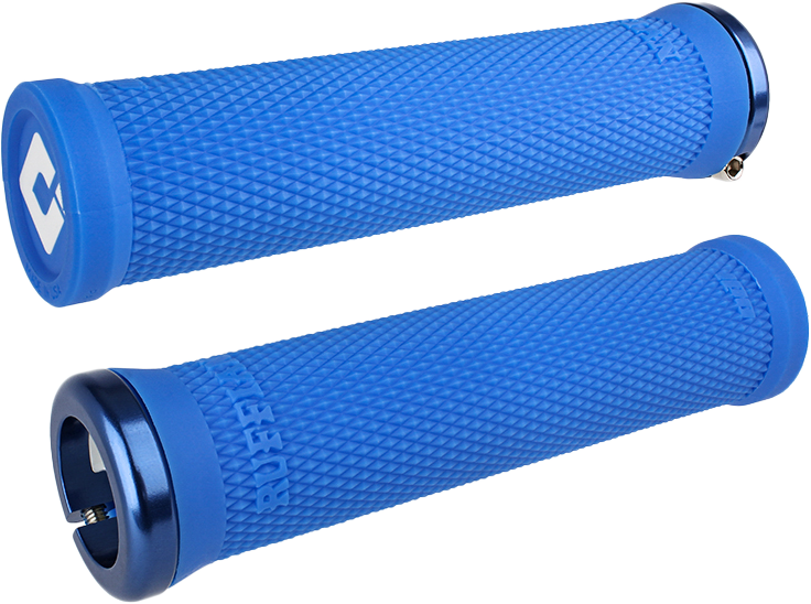 Odi 206-1334 L33RFU-U RUFFIAN V2.1 GRIPS 135MM MED BLU/BLU STNLS STEEL SCREWS