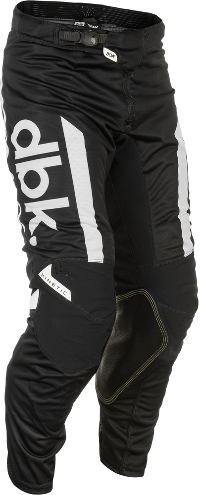 Fly Racing 379-32728 379-32728 KINETIC MESH DBK PANTS BLACK/WHITE SZ 28