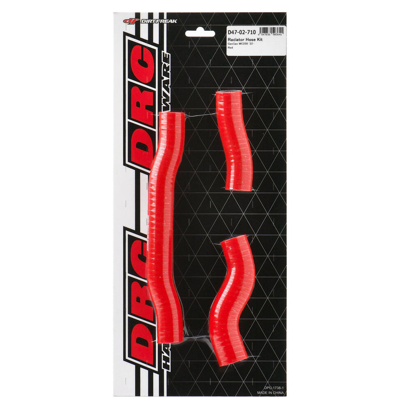 Drc Radiator Hose Kit Gasgas RED - D47-02-710