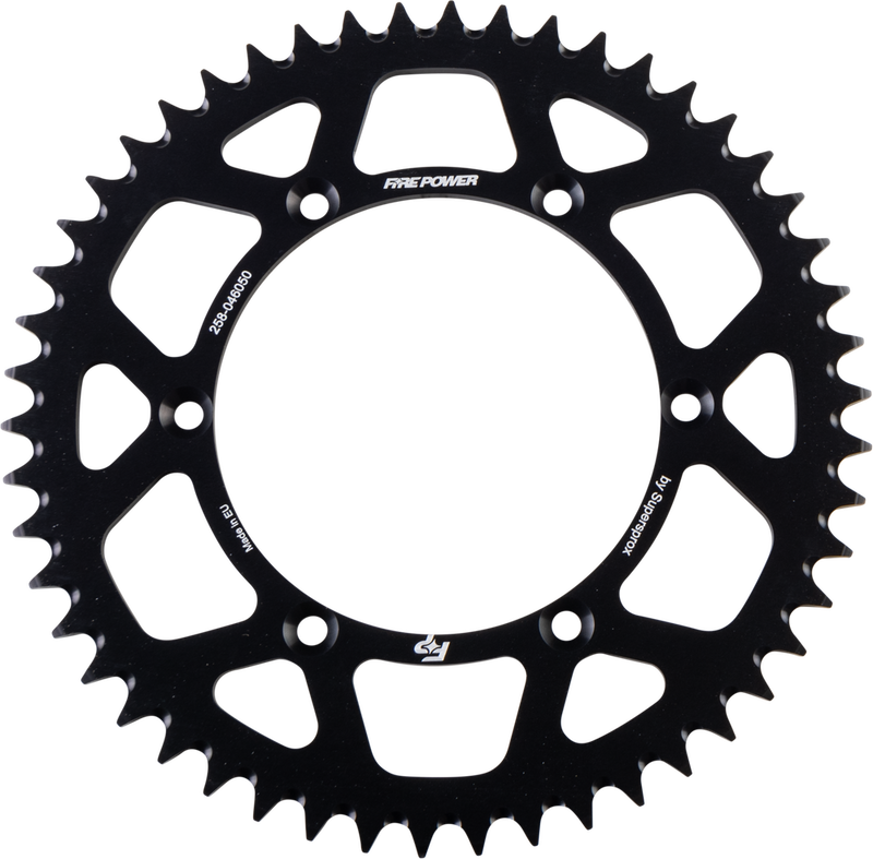 Fire Power Rear Sprocket Aluminum 50T Black - FPA-460-50-BLK Kawasaki Dirt Bikes 1982-2024
