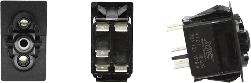 Xtc Power Products Dash Switch Body Single ACC Blue - SW11-BB000000