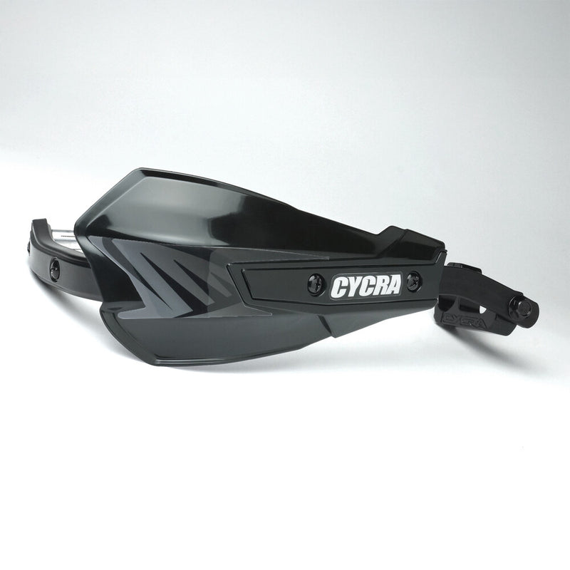Cycra 714-1640 1CYC-7801-12 VORTEX HANDGUARDS W/UNIVERSAL U-CLAMPS - BLACK