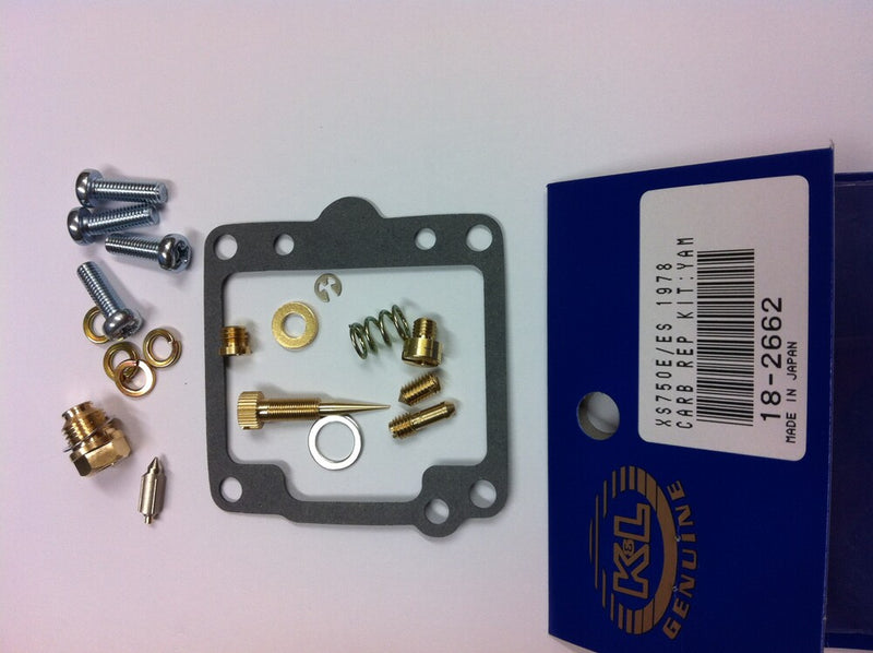 K&l Supply Carburetor Repair Kit - 18-2662 Yamaha 750 / XS750S 1978-1979