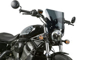 National Cycle N2831-002 Fits Up To 48 Mm. O.d. Mohawk Black Hardware/straight Bracket/windshield - Dark Tint - User 1