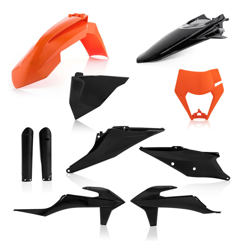 Acerbis Full Plastic Kit Orange Black - 2791545225 KTM Dirt Bikes 2020-2023