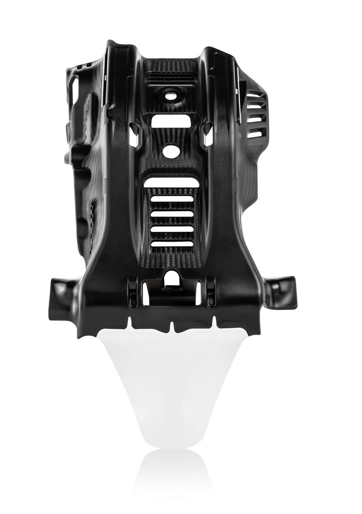Acerbis Skid Plate HUS KTM Black White - 2736361007 For Husqvarna TC 250 2019-2022 | KTM SX 250 2019-2022