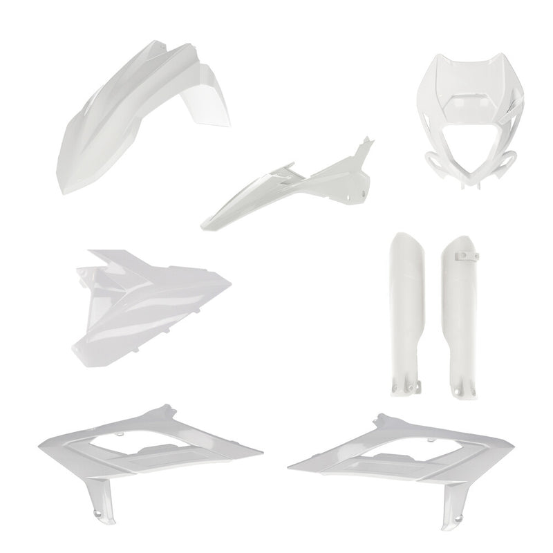 Acerbis Full Plastic Kit Beta White - 2979470002 Beta Dirt Bikes 2023-2026