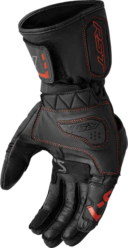Rst 556-3650112 103650RED-12 S1 GLOVE BLK/RED LEATHER 2XL