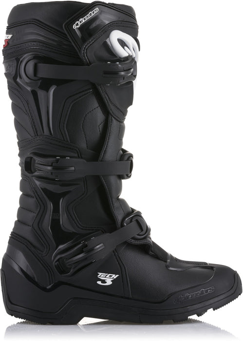 Alpinestars 482-09511 2013118-10-11 TECH 3 ENDURO BOOTS BLACK SZ 11
