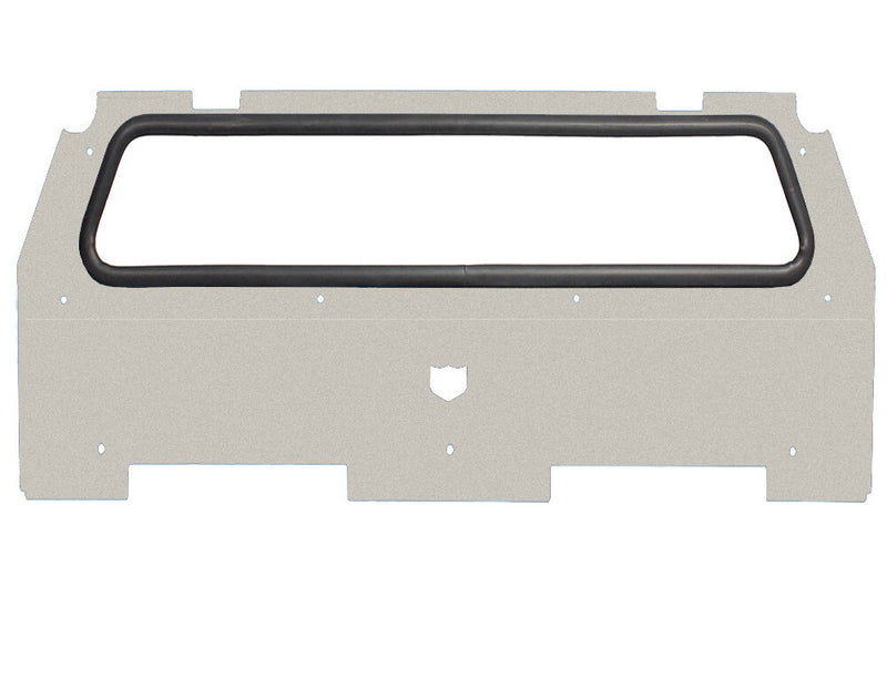 Pro Armor Rear Windshield Turbo Silver - P152W461TS Polaris UTVs 2015-2022