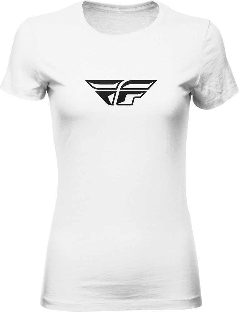 Fly Racing Women's FLY F-Wing TEE White SM