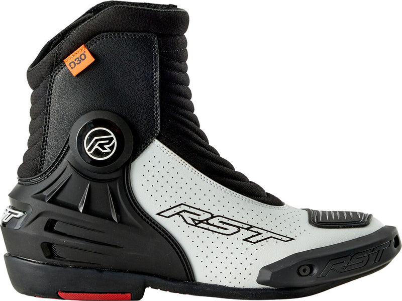 Rst 556-3697137 103697WHI-37 TRACTECH EVO D3O SHORT BOOT BLACK/WHITE 5