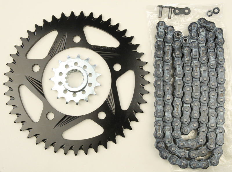 Vortex Sprocket Chain Kit Steel Aluminum 15/45T Black RX3 520-108L Black - CK6324 Honda CBR900RR 1993-1999
