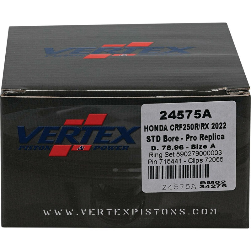 Vertex Piston Kit Forged 78.96/Standard 13.9:1 - 24575A Honda CRF250R / CRF250RX 2022-2024