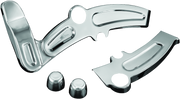 Kuryakyn 7773 Boomerang Frame Covers 08-17 Softails Chrome - Photo - Primary