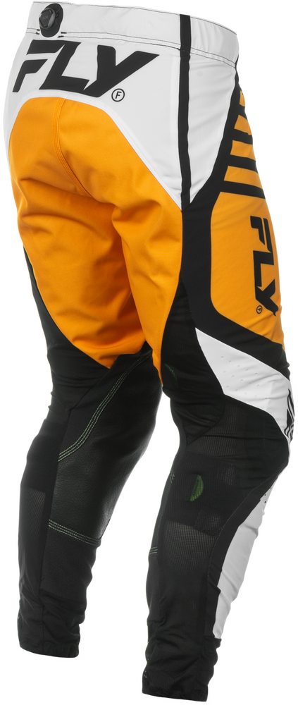 Fly Racing C378-73326 C378-73326 YOUTH LITE PANTS CA/NY WHITE/BLACK/MUSTARD SZ 26
