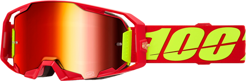 100% 610-5314 50060-00005 ARMATIC GOGGLE RED MIRROR RED LENS