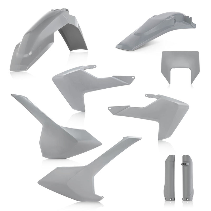 Acerbis Full Plastic Kit HUS Grey - 2733430011 Husqvarna Dirt Bikes 2017-2019