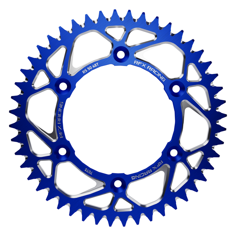 RFX Aluminum Rear Sprocket 52T Blue - FXRS 31-52 99BU Yamaha Dirt Bikes 1999-2026