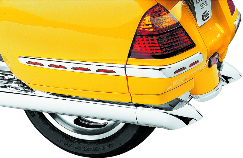 Kuryakyn 7606 Turndown Exhaust Extensions 01-17 Honda GL1800 Chrome - Photo - Primary