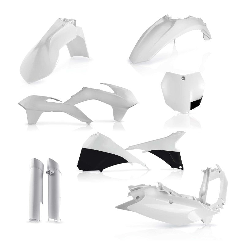 Acerbis 2314330002 13-14 KTM Sx/sx-f/xc/xc-f 125-450 Full Plastic Kit - White - Photo - Primary