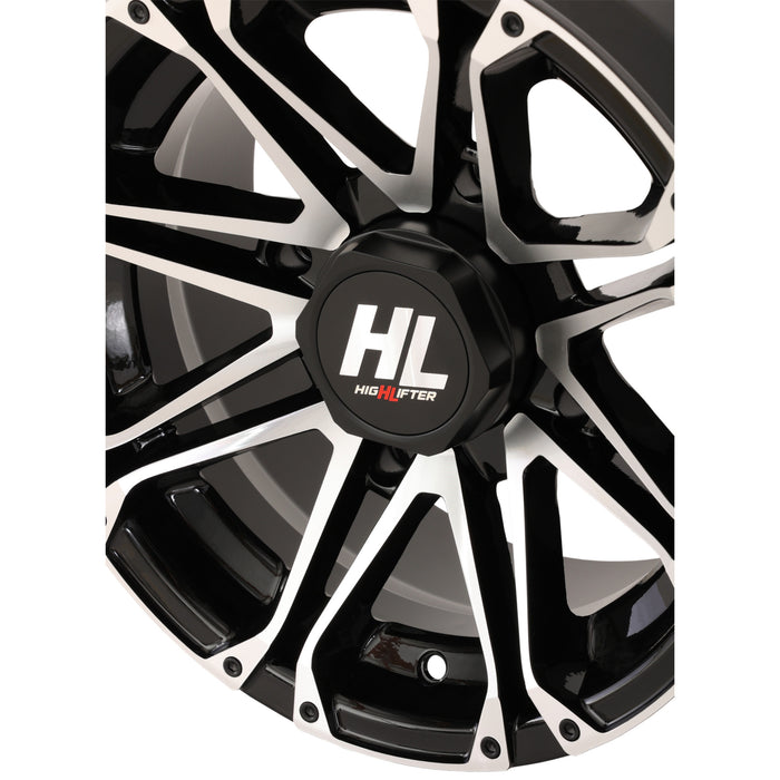 HIGH LIFTER 0230-1230 14HL03-1110 HL3 Wheel Wheel - HL3 - Front/Rear - Gloss Black w/Machined - 14x7 - 4/110 - 4+3 (+10 mm)