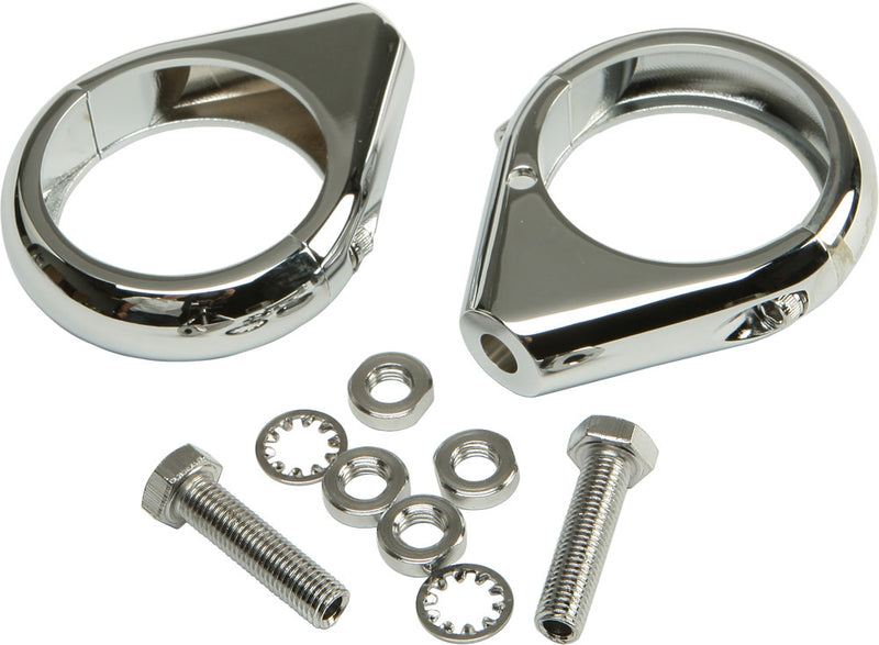 Harddrive 820-51706 41-033A TURNSIGNAL CLAMPS 39MM PR CHROME