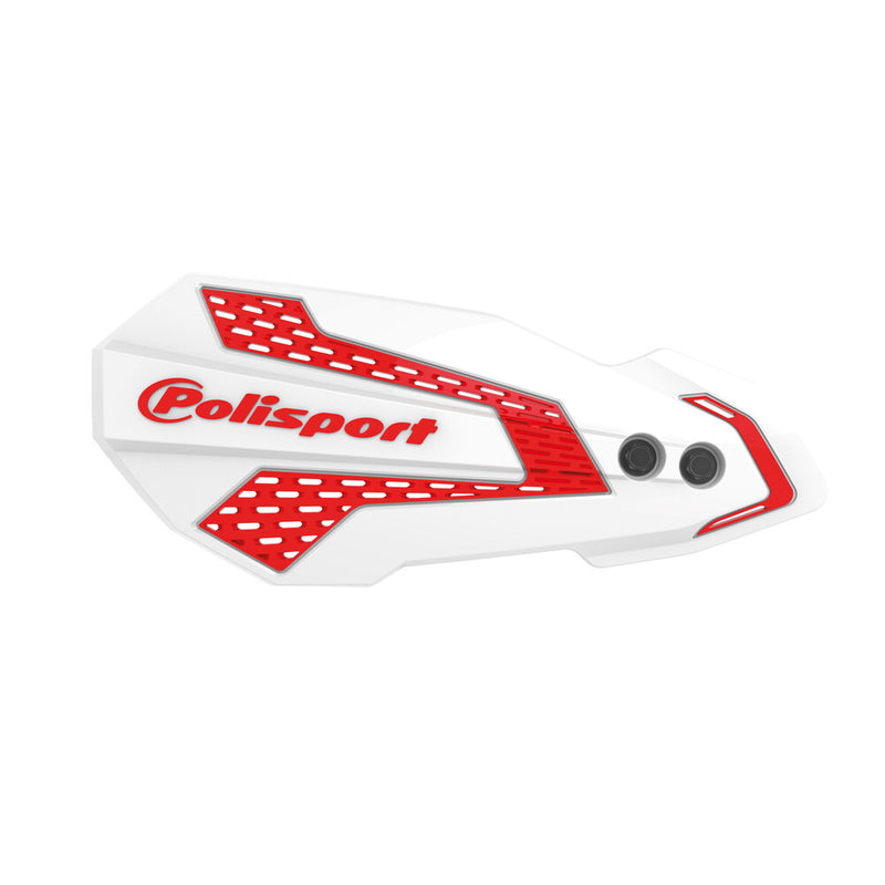 Polisport MX Flow Handguards White RED - 8308200043 Honda CRF450R / CRF450RX 2021-2024