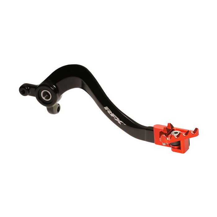 Rfx 739-0997 FXRB 50700 99OR REAR BRAKE PEDAL ORANGE FOLDING-TIP KTM