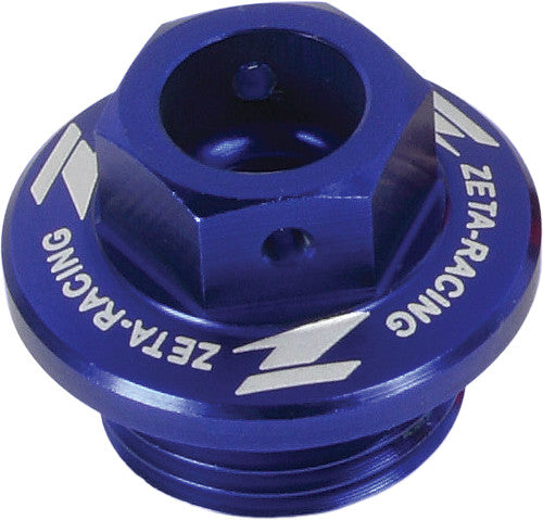 Zeta OIL Filler Plug Blue - ZE89-2112 Yamaha WR 250 / WR 450 2003-2023