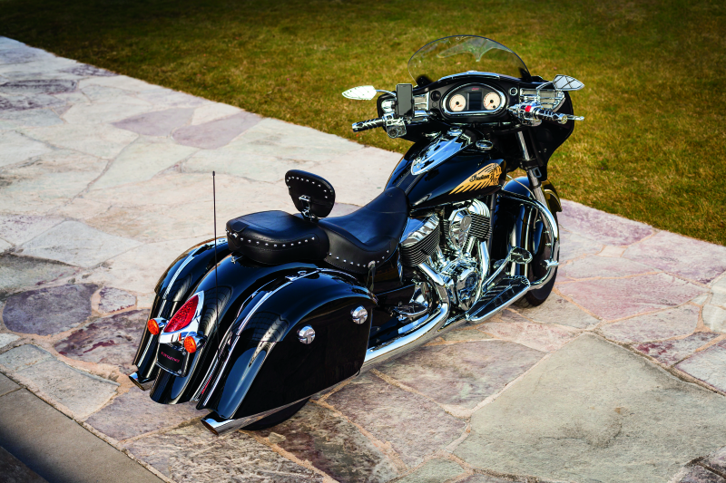 Kuryakyn 5670 Saddlebag Top Trim Indian Chrome - User 1