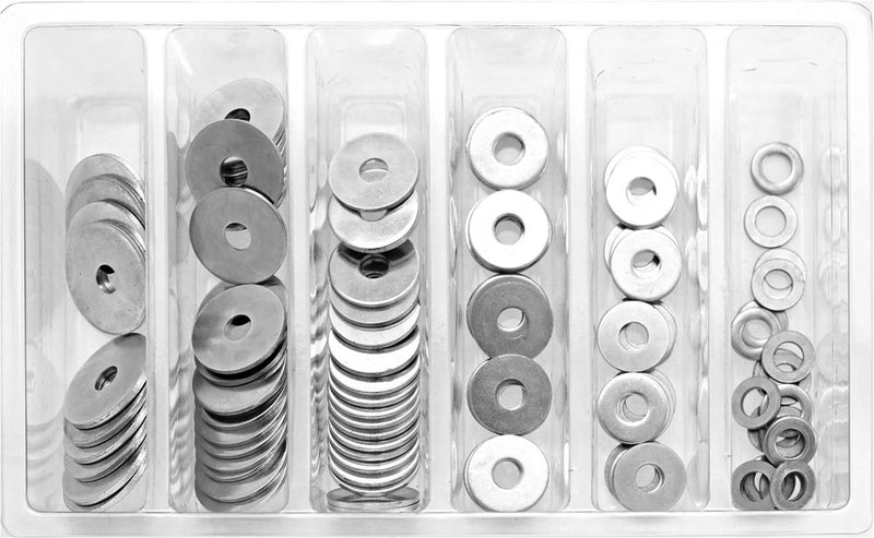 Bolt 020-20000 SV-FENDW M6 FENDER WASHER ASSORTMENT 120 PIECE KIT