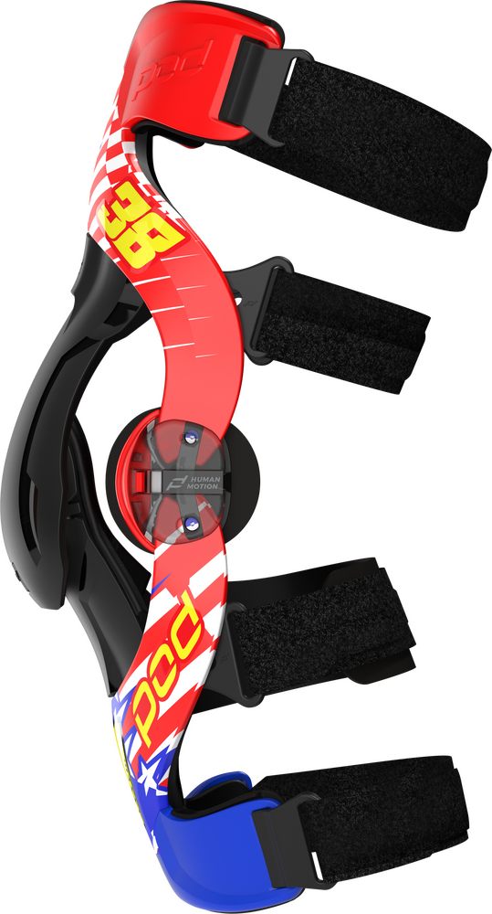 Pod 664-0455X K4027-DBLE2-XL/2X K4 2.0 LE KNEE BRACE (PR) DANGER BOY V2 XL/2X