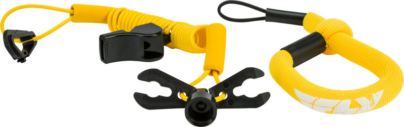 Fly Racing 13-0504 FUJL-2389-YLW ULTRA CORD FLOATING TETHERCORD /LANYARD (YELLOW)