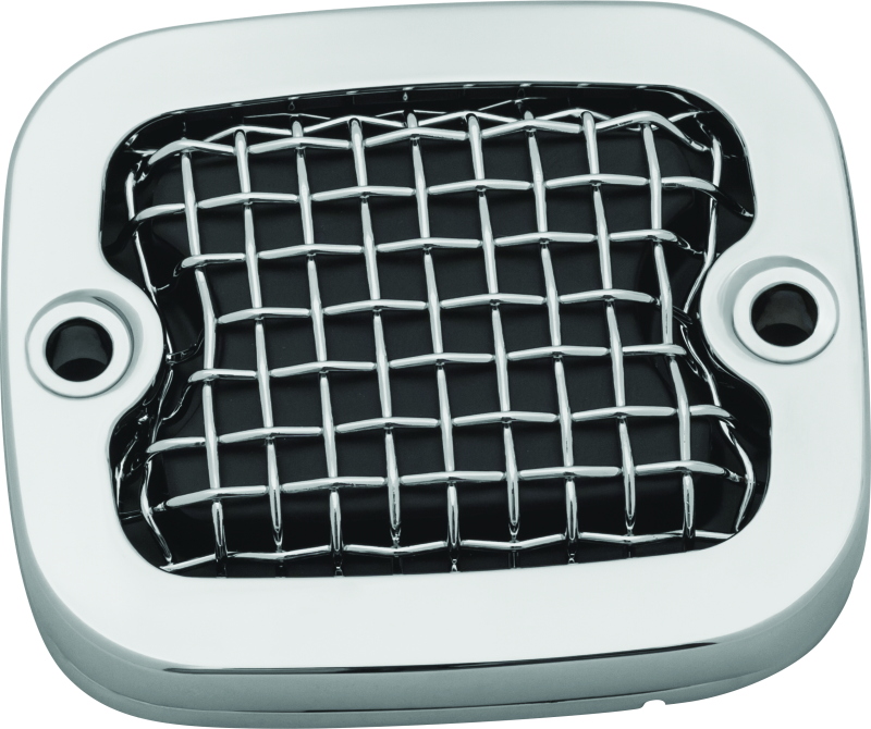 Kuryakyn 6534 Mesh Master Cylinder Cover Brk Chrome - Photo - Primary