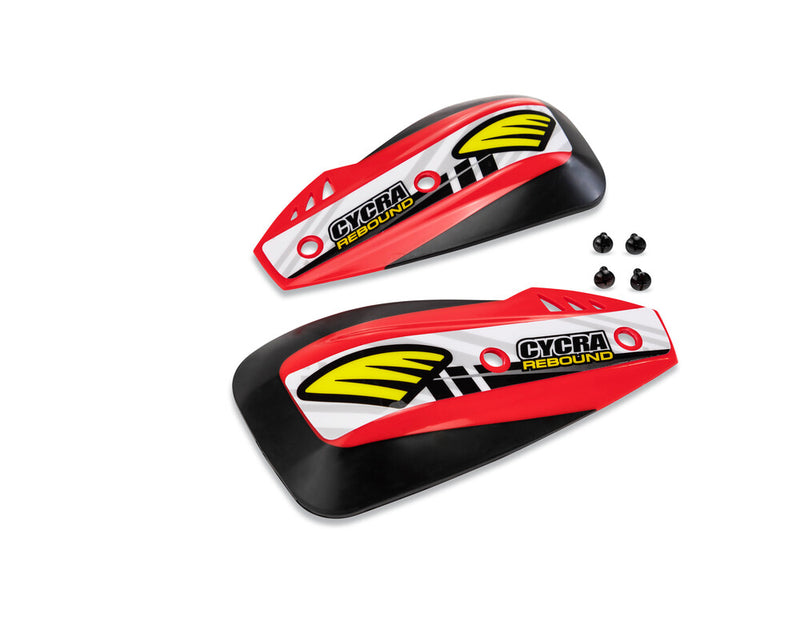 Cycra 714-1808 1CYC-1027-32 REPLACEMENTDX HAND SHIELDS REBOUND RED