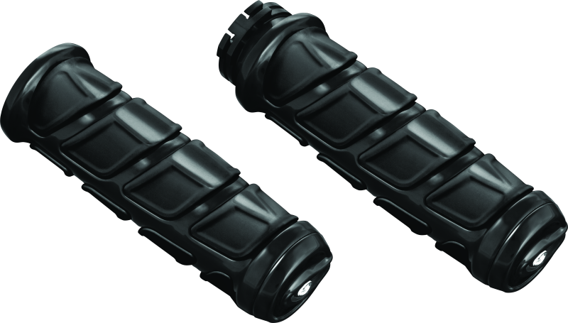 Kuryakyn 6376 Kinetic Grips Metric Black - Photo - Primary