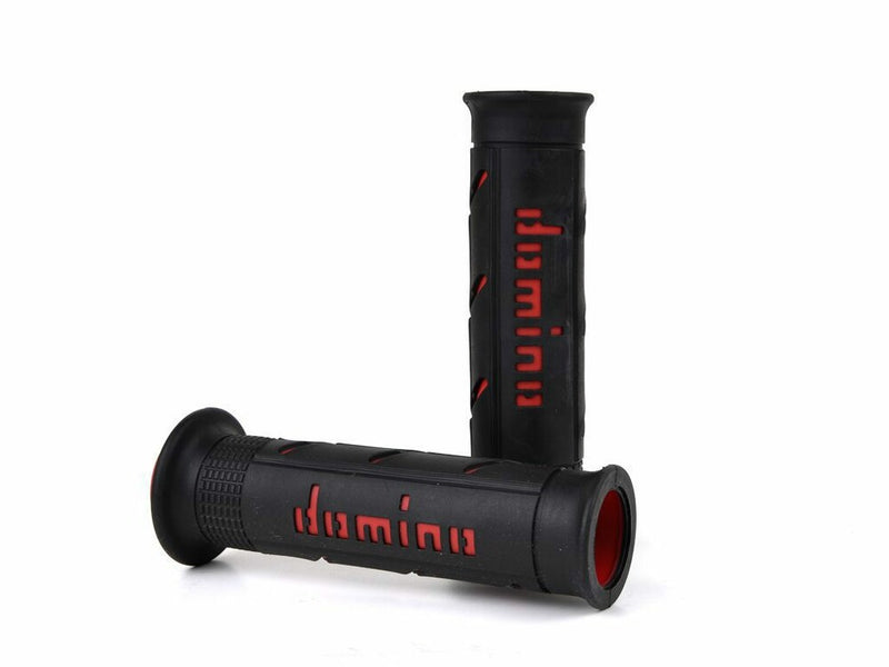 Domino Racing 58-2297 A25041C4240C7-0 XM2 GRIPS BLACK/RED PAIR