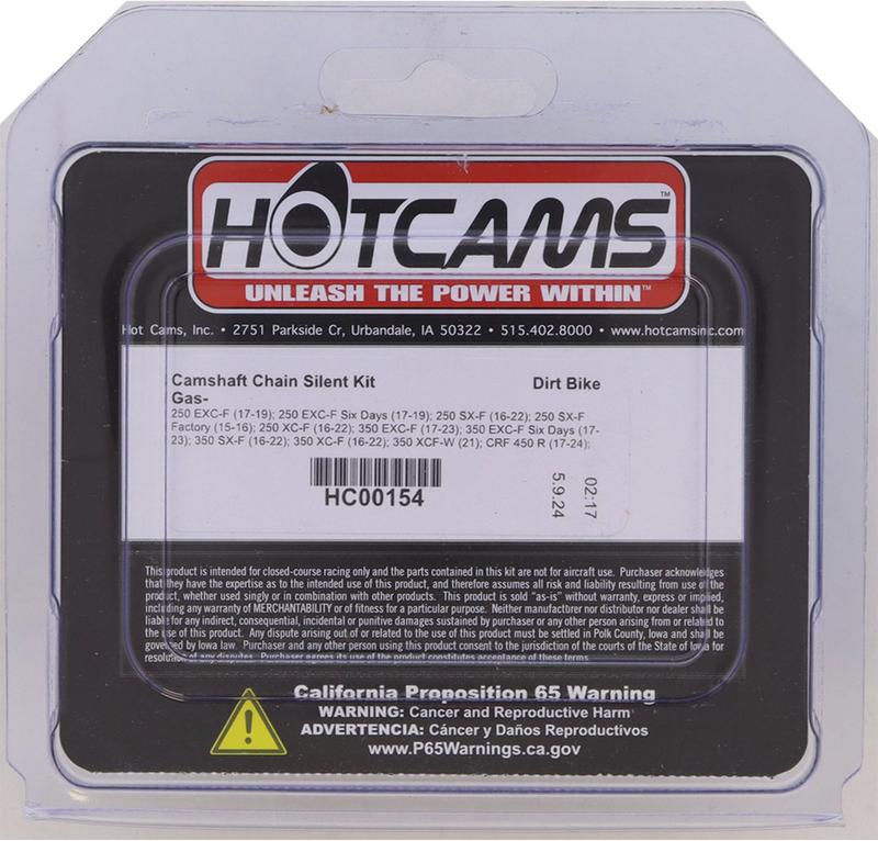 Hot Cams CAM Chain - HC00154 For KTM Dirt Bikes 2016-2023 | Honda CRF450R / CRF450RX / CRF450RWE 2017-2024